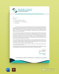 Functions of doctor letterhead templates you may notice that doctor letterheads can have some overlap with personal letterheads being that a given doctor's letterhead would display his name quite prominently. 17 Free Business Letterhead Templates Ms Word Ai Psd Purshology