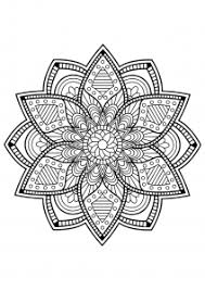 Coloring them doesn't only feel very relaxing. Geometric Mandala Mandalas Adult Coloring Pages