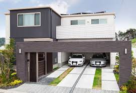 二階建て ビルトインガレージ 夢の家 ドリームハウス 住宅 外観 トヨタホーム