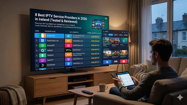 8 Best IPTV Service Providers in 2026 in Ireland (Tested & Reviewed)