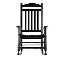 Constructed of 100% solid wood is this black rocking chair. Hampton Bay Black Wood Outdoor Rocking Chair It 130828b The Home Depot Rocking Chair Outdoor Rocking Chairs Chair
