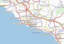 Melaka, malaysia, asia geographical coordinates: Michelin Bukit Baru Map Viamichelin