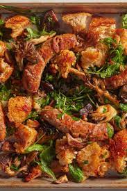 Sheet Pan Sausages And Mushrooms With Arugula And Croutons Recipe Recipe Nyt Cooking Sheet Pan Recipes Recipes