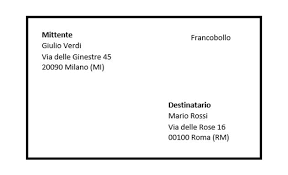 From the new live cd for la nuova raccomandata con ricevuta di ritorno, live in elba! Mittente E Destinatario 2021 Busta Pacco Dove E Come Scrivere Soldioggi