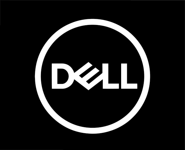 Dell Logo Brand Computer Symbol White Design Usa Laptop Vector Illustration  With Black Background 21514860 Vector Art at Vecteezy