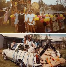 Fond memories when we decorated Floats for our parade in Maitland street.