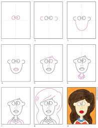 How to draw a perfect head shape ! How To Draw A Cartoon Face For Beginners Art Projects For Kids