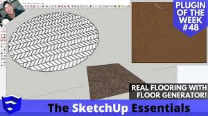 Then, you will select the tile pattern desired. Create Detailed Flooring In Sketchup Fast With Floor Generator Extension Of The Week 48 The Sketchup Essentials