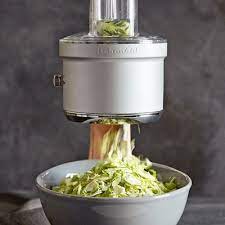 Granted, the kitchenaid food processor attachment looks awkward attached to the mixer, but that won't matter when you watch it dice, chop and julienne. Kitchenaid Food Processor Attachment Williams Sonoma