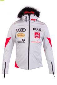 Colmar Women Moonlight French Team Jacket White Red Team Jackets Jackets Women