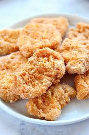 Seriously Delicious Gluten Free Chicken Nuggets Baked In The Oven Or Air Fryer Are Made With Sup Gluten Free Baked Chicken Baked Chicken Nuggets Nuggets Recipe
