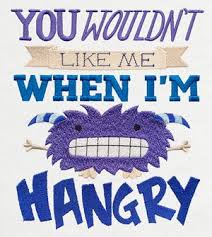 You Wouldn T Like Me Hangry Embroidery Design Download Embroidery Designs Machine Embroidery Applique
