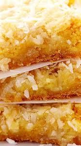 Ooey Gooey Lemon Coconut Butter Bars Lemon Recipes Recipes Lemon Dessert Recipes