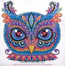 Groovy Owls Coloring Book By Thaneeya Mcardle Thaneeya Com Owl Coloring Pages Mandala Coloring Books Coloring Book Art Will you add realistic detail or bright rainbow colours?