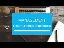 Management Les Strategies Generiques Youtube