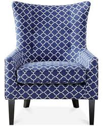Furniture Brie Printed Fabric Accent Chair Reviews Chairs Furniture Macy S Fabric Accent Chair Accent Chairs Chair
