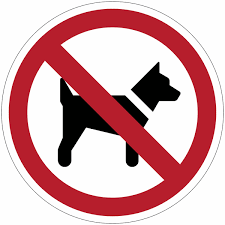 Divieto di transito, di sorpasso, di segnalazioni acustiche, di senso vietato. Cartelli Iso 7010 Divieto Di Accesso Ai Cani P021 Seton It
