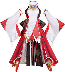 Amazon.com: HonorBoard Genshin Yae Miko Cosplay Costume Full Set with Wig,  Popular Game Gen-shin Im-pact Character Cosplay Outfit : Clothing, Shoes &  Jewelry