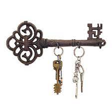 Decorative Wall Mounted Key Holder Vintage Key With 3 Hooks Best Offer Storagevat Com Wall Mounted Key Holder Wall Key Holder Key Holder