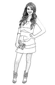 Victoria Justice Celebrity Coloring Page By Dan Newburn Coloring Pages Cars Coloring Pages Rose Coloring Pages