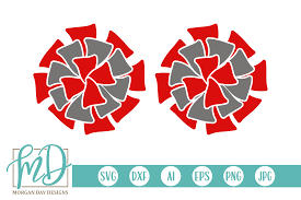 Cheer Pom Pom Svg Graphic By Morgan Day Designs Creative Fabrica Cheer Pom Poms Free Vector Graphics Digital Sticker