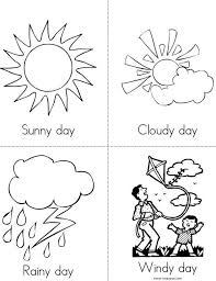 How Is The Weather Today Mini Book Weather Books Preschool Weather Weather Theme