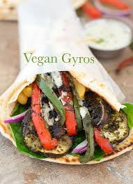 Vegan Gyros Made With Fresh Veggies And A Delicious Tzatziki Sauce Healingtomato Gyros Vegan Gyros Recipe Gyro Recipe Recipes