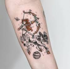 Leos can be gifted with outgoing qualities such as radiance, confidence and energy. Sagittarius Tattoo 70 Popular Centaur Tattoo Designs Just Fancy Fashion Beauty Food Travel Lifestyle