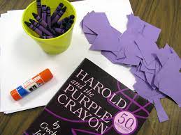 Img 0373 Jpg 3 264 2 448 Pixels Purple Crayon Crayon Activities Art Lessons Elementary