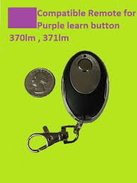 Chamberlain Garage Door Opener Remote Control Part Mini Purple Learn Button 1b