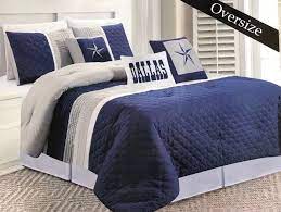 6 Piece Dallas Cowboys Western Star Design Quilt Bedspread Comforter Navy Blue 24 99 Dallas Cowboys Bedroom Bed Spreads Cowboy Bedroom