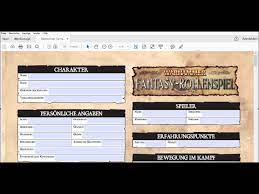 Discover (and save!) your own pins on pinterest Charakterbogen Ausfullen Warhammer Fantasy 2nd Youtube