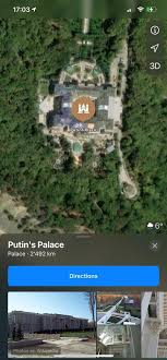 Это попадание пальцем в небо. Dvorec Putina Na Kartah Google Maps I Apple