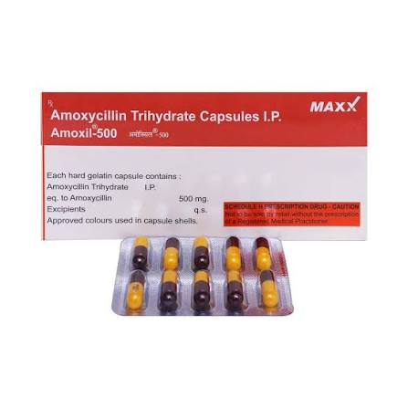 Amoxil 500 Capsule: Uses, Side Effects, Price, Dosage & More Info - PharmEasy