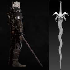 It S A Stretch But This Sword In The Witcher 3 Reminds Me Of The Soul Reaver Medieval Fantasy Characters Chaos Magick The Witcher 3