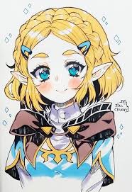 Legend Of Zelda Breath Of The Wild Sequel Art Princess Zelda Botw 2 Ibu Chuan Legend Of Zelda Anime Princess Legend Of Zelda Memes