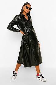 Vous ne savez pas quoi porter ? Robes En Cuir Robes En Simili Cuir Femme Boohoo Fr