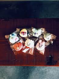 But it's honey & butters' creature macarons, or creature cookies, that have really put them on the map. Bt21 Macarons From Honey Butter Bangtan
