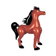 36 Giant Inflatable Brown Horse Blow Up Animal Party Toy Pool Toys New Farm Animal Party Animal Party Party Toys