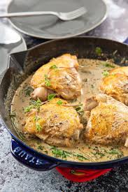 Black Garlic Cream Sauce Chicken Thighs The Missing Lokness Recipe Easy Chicken Recipes Cream Sauce For Chicken Garlic Recipes