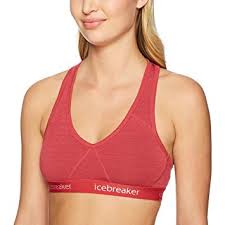 icebreaker merino women sprite racerback bra amazon co uk