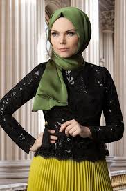 Muslima Wear Tesettur Dantelli Bluz Modelleri Moda Stilleri Elbise Modelleri Guzel Turban