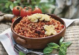 Tomatenrisotto Mit Paniertem Mozzarella Rezept Swissmilk Rezept Tomaten Risotto Risotto Tomatenrisotto