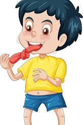 personaje de dibujos animados de niño con trabalenguas 10517301 Vector en Vecteezy