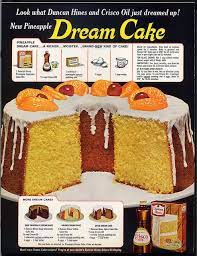 Duncan Hines Pineapple Dream Cake Retro Recipes Vintage Recipes
