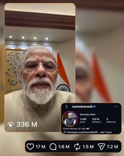 Success steps (Motivation) Nehal Tumma | PM Modi's midnight selfie video is breaking records across social media! 📱🔥 From hundreds of millions of views on Instagram to massive... | Instagram
