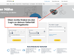 Our goal is to enable fossil free living within one generation. Vattenfall Login Zum Vattenfall Vertragskonto Per Login