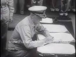 Rare Footage 8 36 Newsreel September 2 1945 Japan Makes Formal Surrender To The United States On The Uss Missouri Ac Wwii History Uss Missouri History Nerd