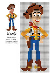 Woody Toy Story Perles A Repasser Hama Anime Stitch Toy Cross Stitch Bookmarks Perler Bead Disney