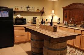 Wine Barrel Kitchen Island Portable Kitchen Island Kitchen Island With Seating Eclectic Kitchen